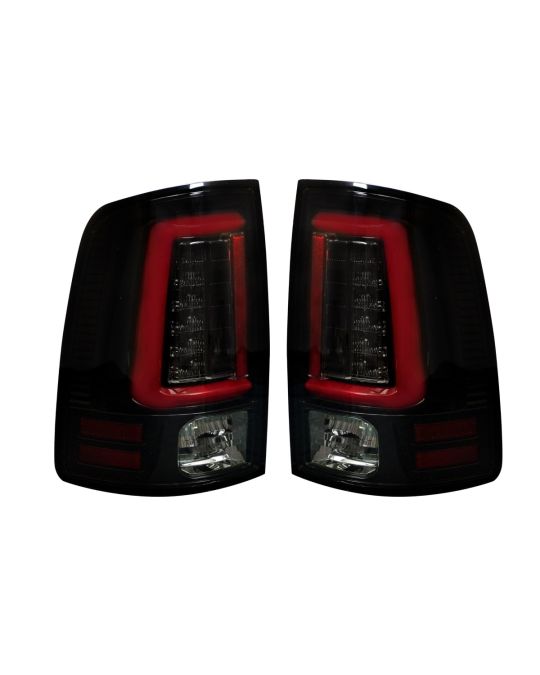 RECON OLED Tail Lights W/ Scanning OLED Turn Signals - Smoke Lens