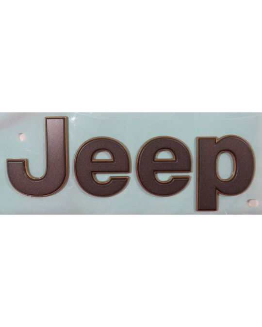 Genuine Mopar Emblem "Jeep" Rubicon 392 Black Bronze For Fender