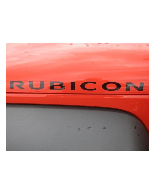 Genuine Mopar Decal Rubicon Black