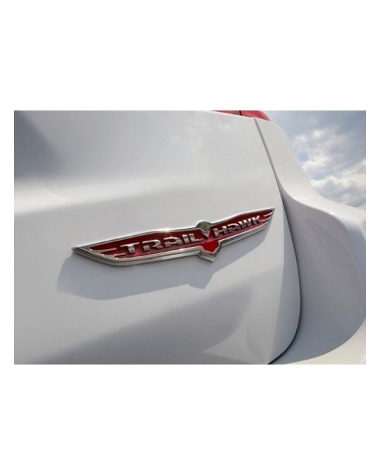 Genuine Mopar Emblem Trailhawk Red