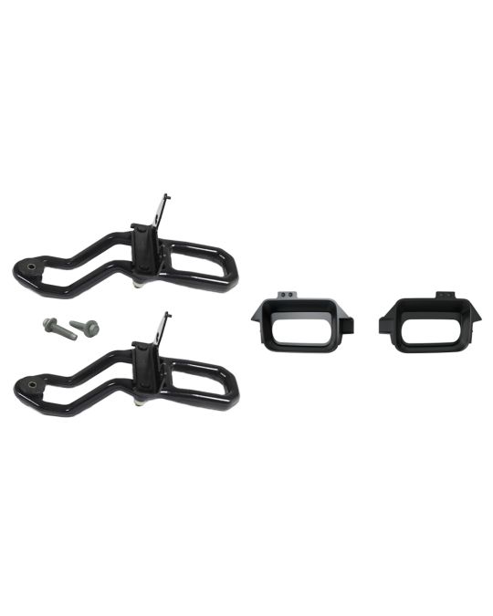 Genuine Mopar Black Tow Hook Kit With Bezels For Rebel & Warlock