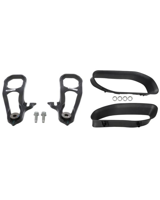 Genuine Mopar Tow Hook Kit Black With Bezels