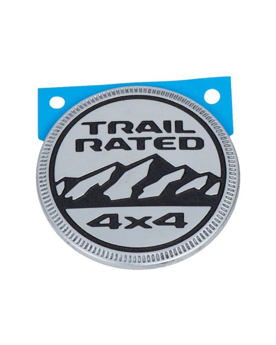 Genuine Mopar Emblem Trail Rated Silver