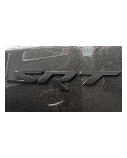 Genuine Mopar Emblem SRT Tailgate Satin Black