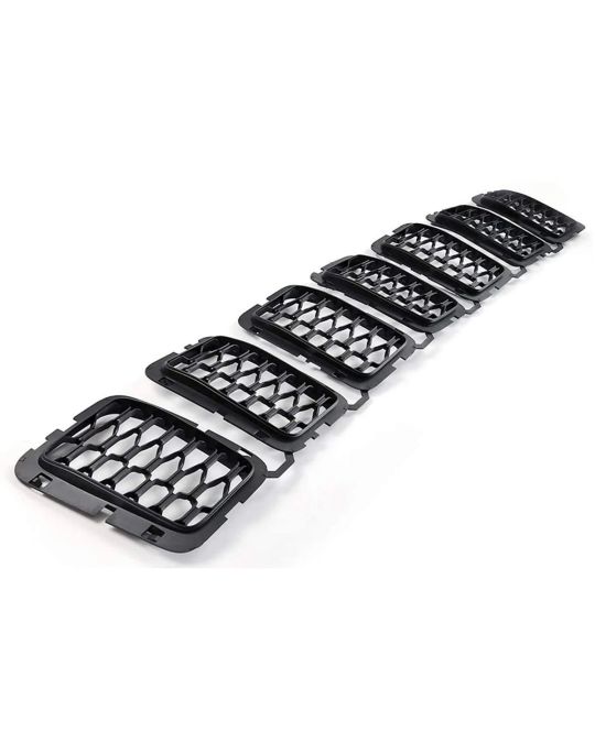 Genuine Mopar Grille Inserts Matte Black