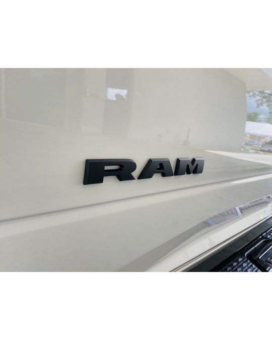 Genuine Mopar RAM Door Emblem Matte Black Driver Side