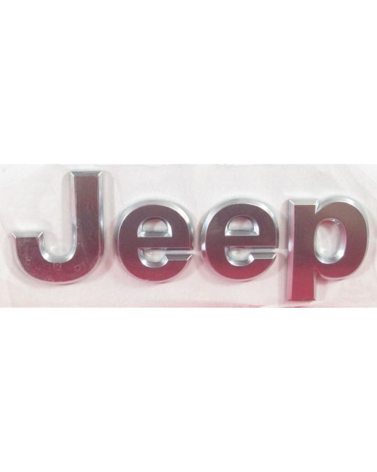 Genuine Mopar Emblem "Jeep" Silver For Fender