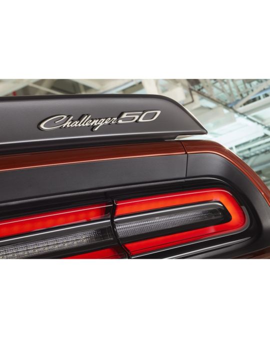 Genuine Mopar 50th Anniversary Edition "Challenger 50" Rear Spoiler Emblem