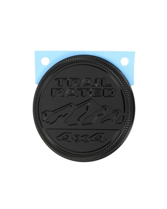 Genuine Mopar Emblem Trail Rated Black