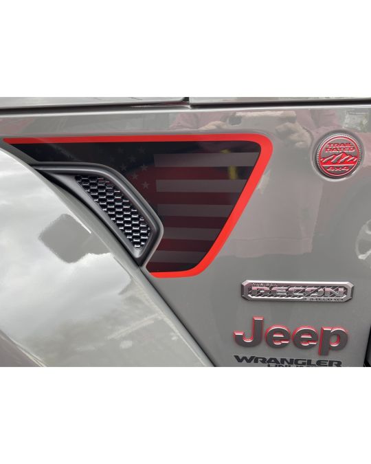 Genuine Mopar Fender Decal - Recon Flag Left