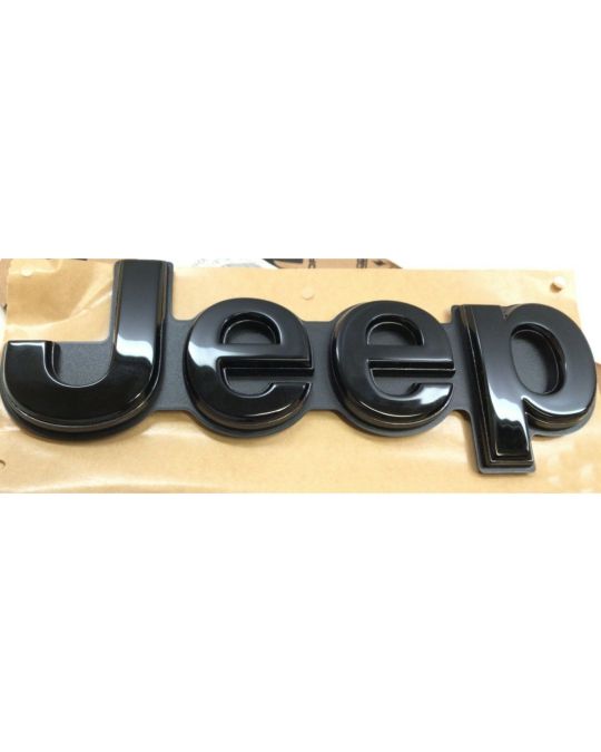 Genuine Mopar Gloss Black Altitude Edition Tailgate Jeep Emblem For Three Row