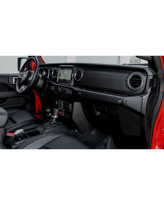 Genuine Mopar Dashboard Panel Trim Kit Black Leather & Red Stitching Launch Edition