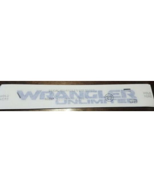 Genuine Mopar 4xe Fender Wrangler Unlimited Decal Blue