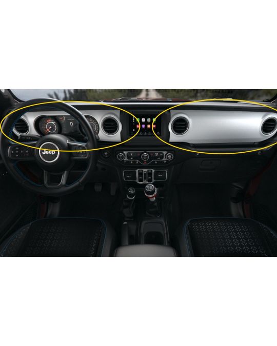 Genuine Mopar Dashboard Panel Trim Kit Ceramic White