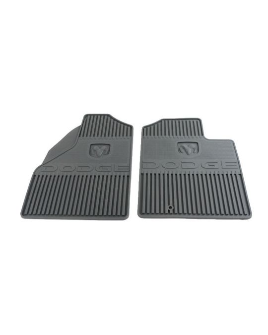 Genuine Mopar Rubber Mats Front Slate