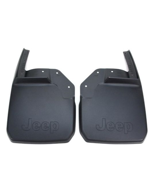 Genuine Mopar Splash Guards Front Molded W/ Jeep Logo