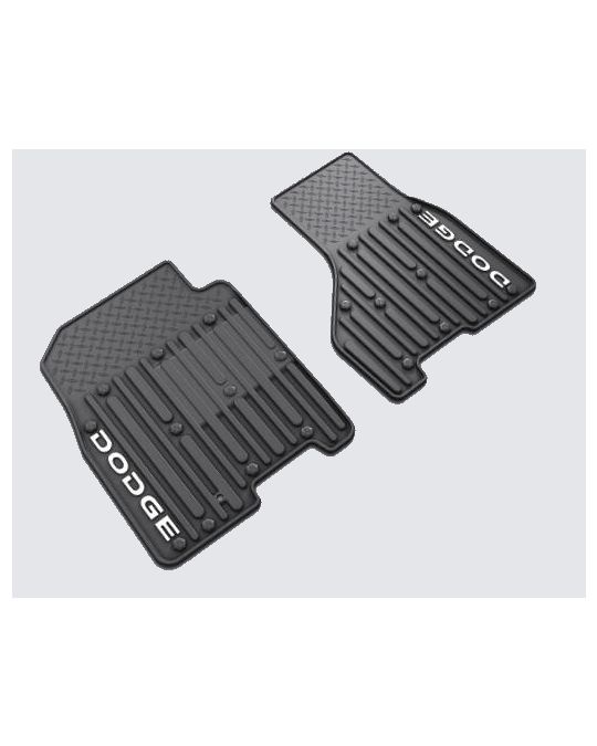 Genuine Mopar Rubber Mats Front Dark Slate