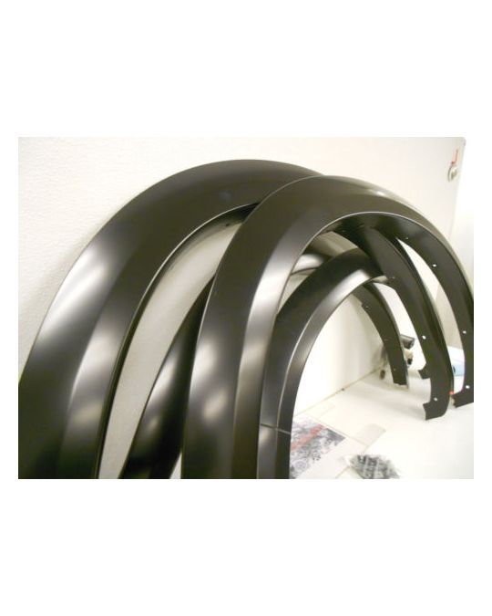 Genuine Mopar Wheel Flares Unpainted Smooth Black Set Of Four