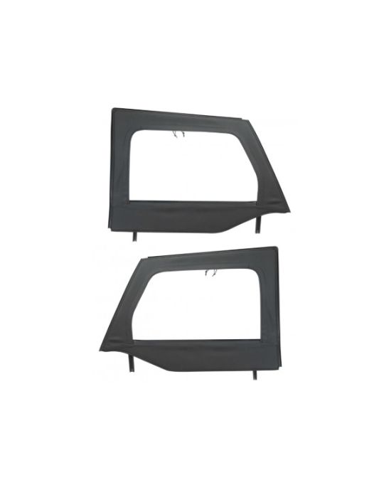 Genuine Mopar Windows Front Upper Half Door Black