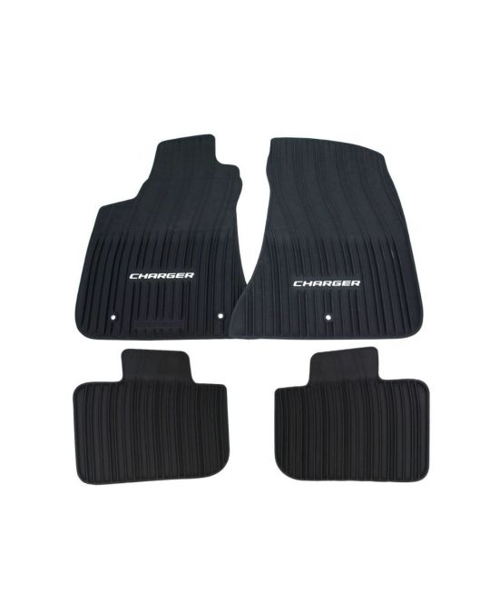 Genuine Mopar Rubber Mats W/ Charger Logo RWD