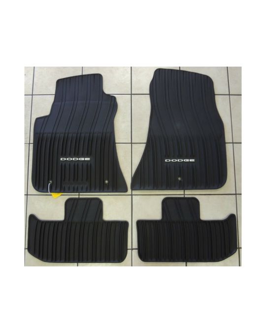 Genuine Mopar Rubber Mats W/ Dodge Logo - RWD