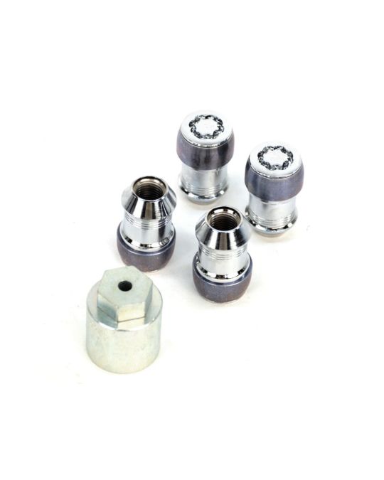 Genuine Mopar Chrome Wheel Locks Kit Of Four With Key For Exposed Lugs