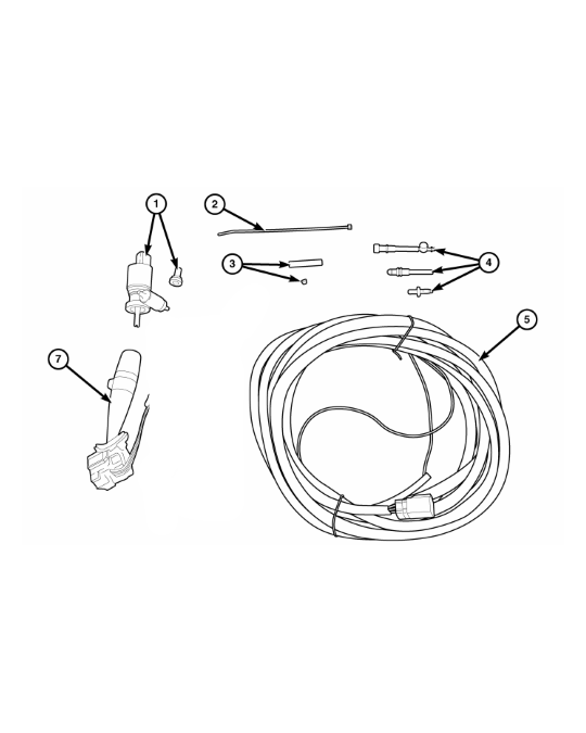 Genuine Mopar Hard Top Wiring Kit W/ Heated Mirrors