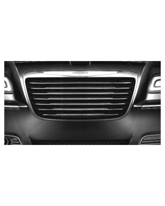 Genuine Mopar Grille Insert Gloss Black W/ Chrome Surrond