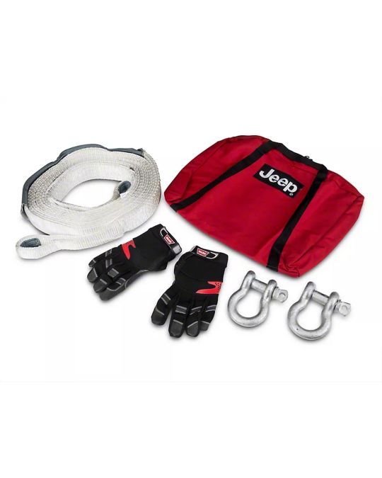 Genuine Mopar Off Road Trail Rated Winch Safety Kit With Jeep Logo