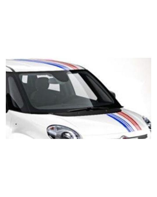 Genuine Mopar Decal - Roof / Hood - Red White & Blue Racing Stripe