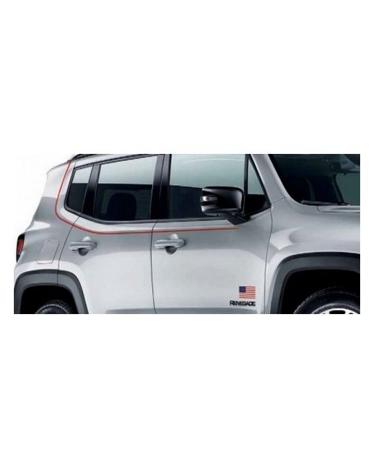 Genuine Mopar Graphic Bodyside Black Stripe & American Flag