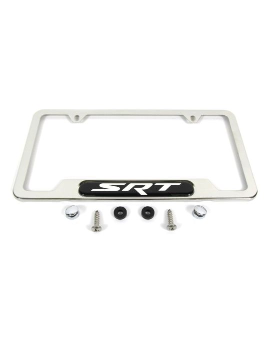 Genuine Mopar Plate Frame Polished W/ SRT Logo