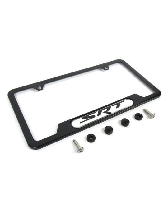 Genuine Mopar Plate Frame Black W/ SRT Logo