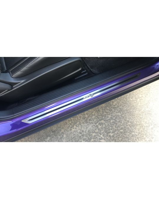 Genuine Mopar Door Sill Guards - Hellcat Logo