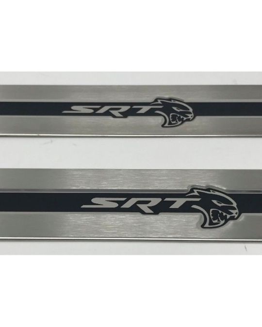 Genuine Mopar Door Sill Guards W/ Hellcat Logo