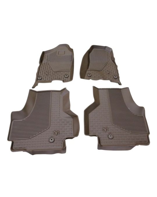 Genuine Mopar All-Weather Slush Mats Quad Cab Brown