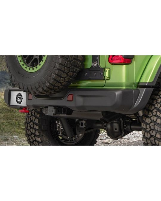 Genuine Mopar Rear Rubicon Bumper Black Steel E-Coated