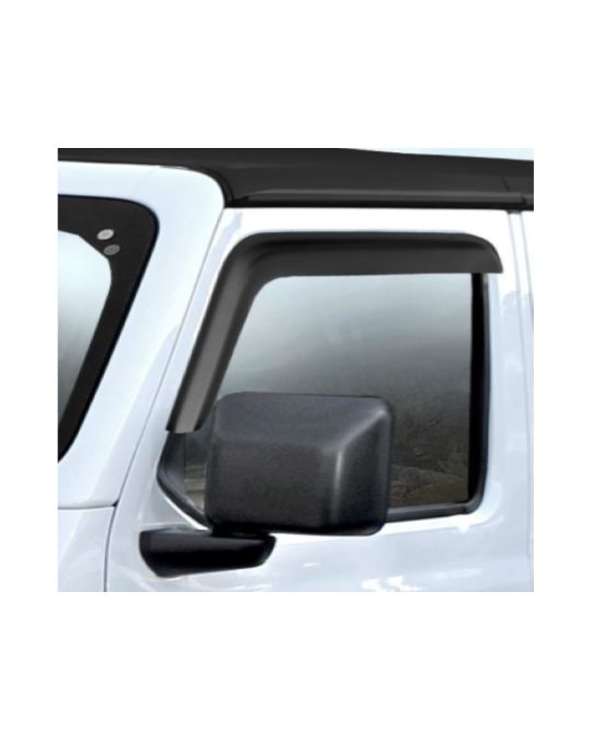 Genuine Mopar Side Window Air Deflectors - 2 Door - Tinted Smoke