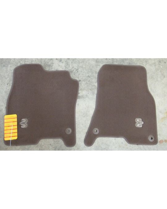 Genuine Mopar Front Carpet Mats Crew & Quad Cab Brown