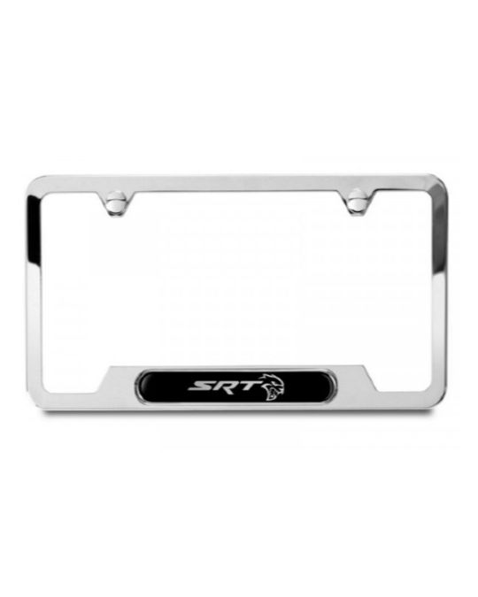 Genuine Mopar Plate Frame W/ SRT Hellcat Logo Polished