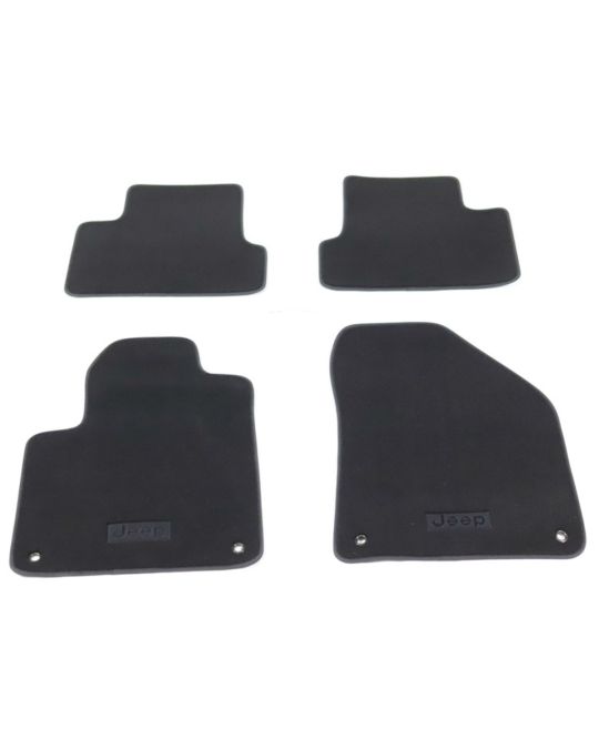 Genuine Mopar Floor Mats Carpeted - Jeep Logo