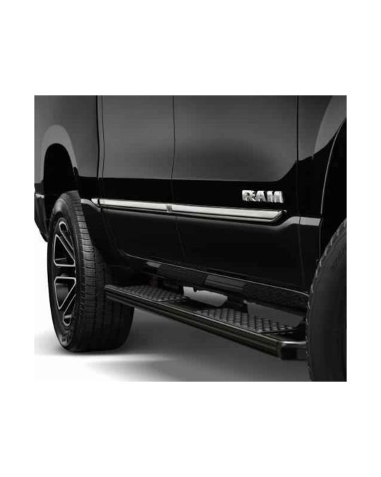 Genuine Mopar Chrome Bodyside Moldings - Quad Cab - 6'4" Bed