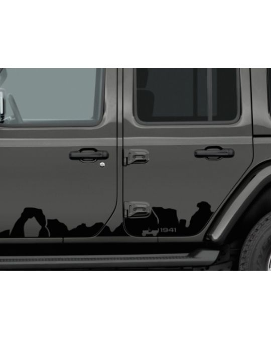 Genuine Mopar Bodyside Decal MOAB Mountains 4 Door