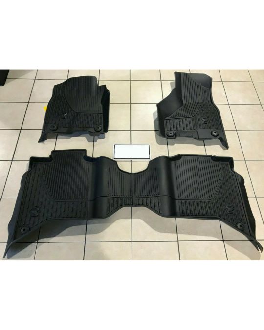 Genuine Mopar All Weather Mats Crew Cab Bench Seats Black