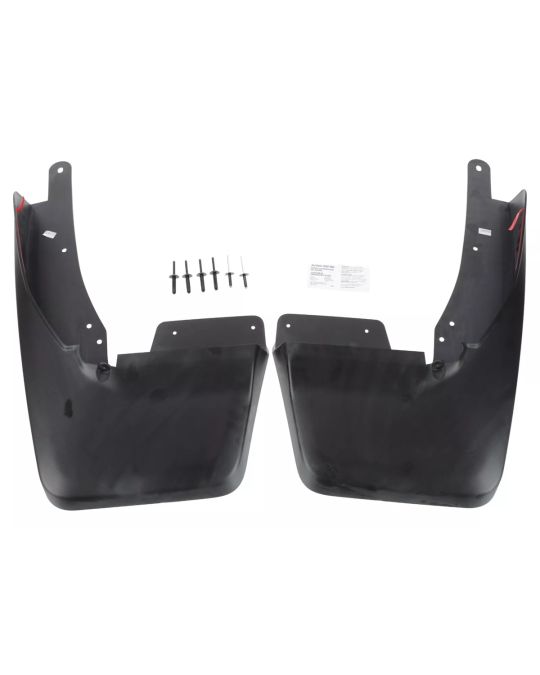 Genuine Mopar Front Splash Guards  Kit Of Two Deluxe Molded Black For Trucks With Fender Flares