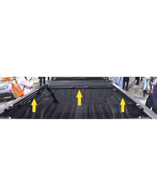 Genuine Mopar Bed Side Rails Trail Rail Cargo Management System