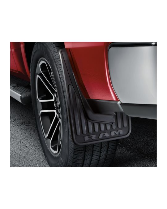 Genuine Mopar Splash Guards - Flat - Rear Pair