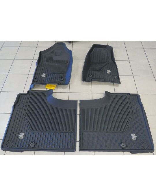 Genuine Mopar All-Weather Slush Mats Crew Cab Black