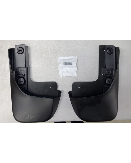 Genuine Mopar Rear Molded Splash Guards With Jeep Logo For Two Row