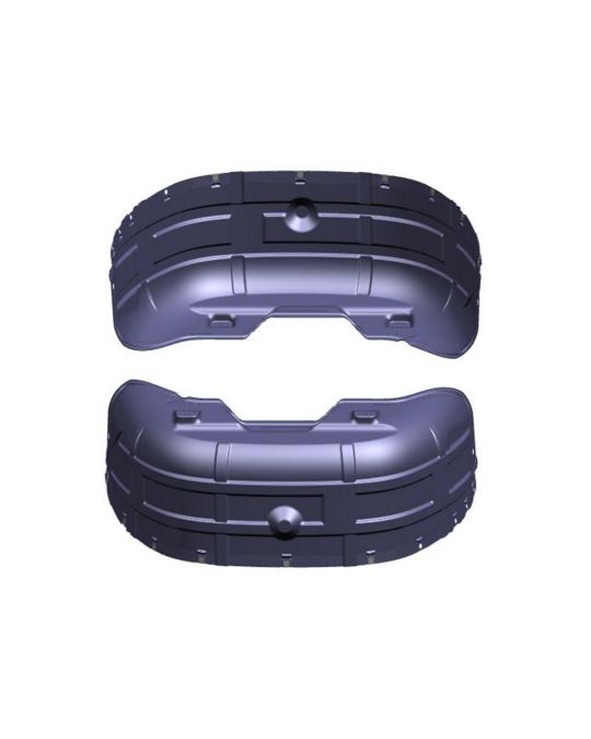 Genuine Mopar Wheel Well Liners - Rear